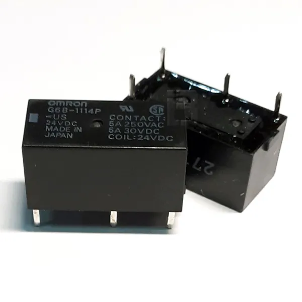 RELE G6B-1114P-US-DC24 - Relej 24v 5a 4 pina