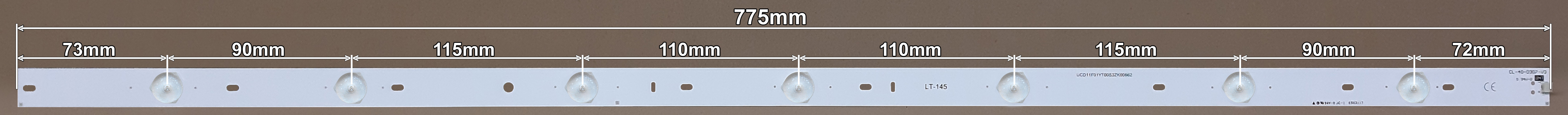 LED BAR-PHILIPS40 - UCD11F01YT00S3ZK00662