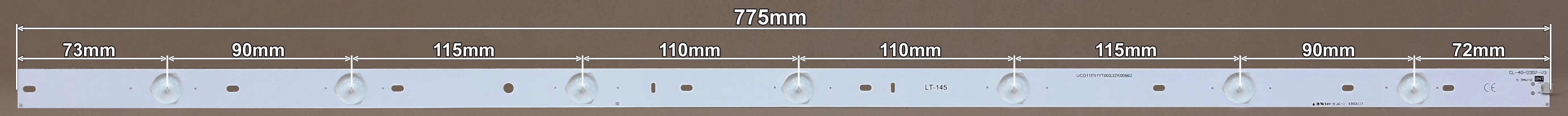 LED BAR-PHILIPS40 - UCD11F01YT00S3ZK00662