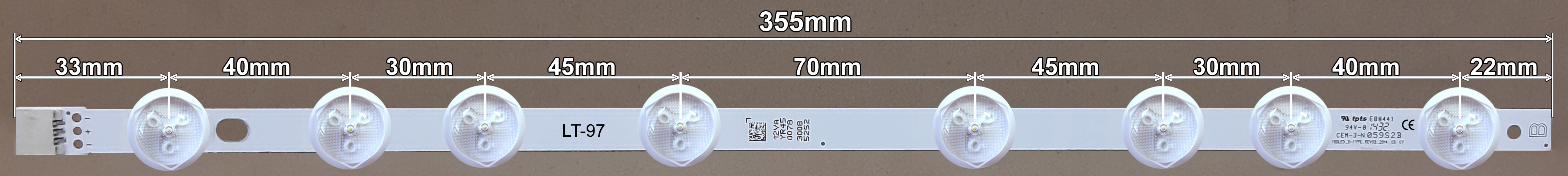 LED BAR-VOX39.5AB - pozadinsko osvetljenje vox tv