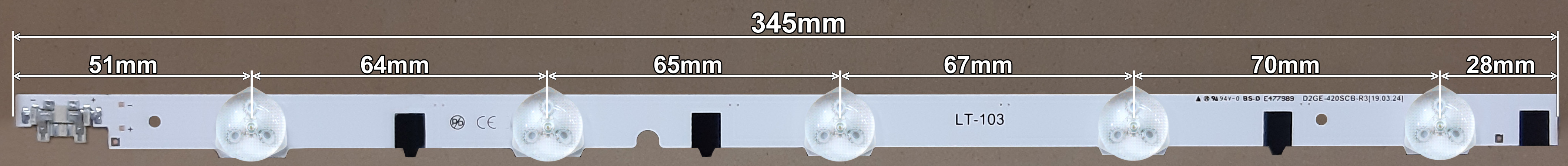 LED BAR-SAMSUNG42 - D2GE-420SCA-R3 BN96-25306A