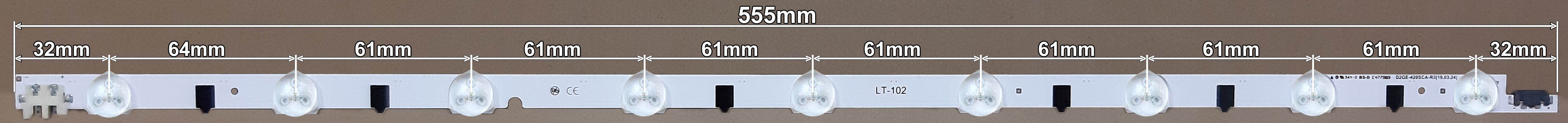 LED BAR-SAMSUNG42 - D2GE-420SCB-R3 BN96-25307A