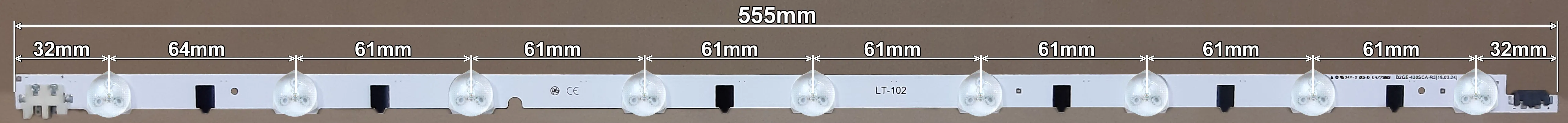 LED BAR-SAMSUNG42 - D2GE-420SCB-R3 BN96-25307A