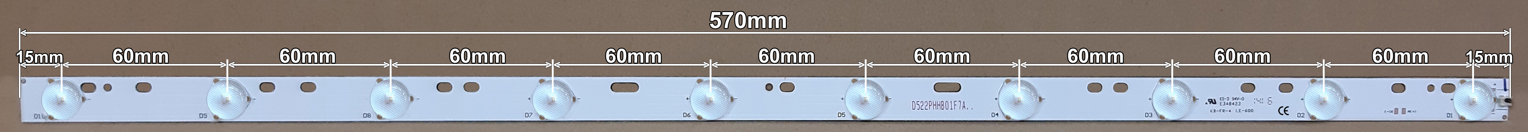 LED BAR-DAEWOO32 - MBL-32035D210DH1-V0-60MM