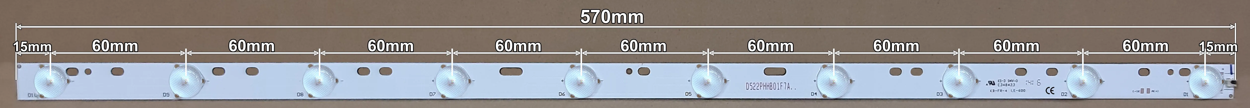 LED BAR-DAEWOO32 - MBL-32035D210DH1-V0-60MM