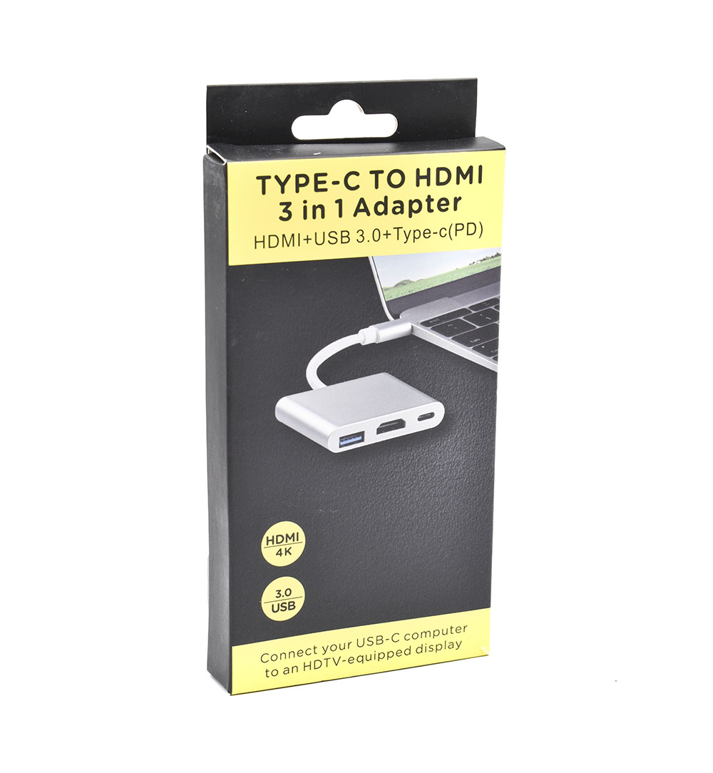 USBc-HDMI-USB ADAPTER - 