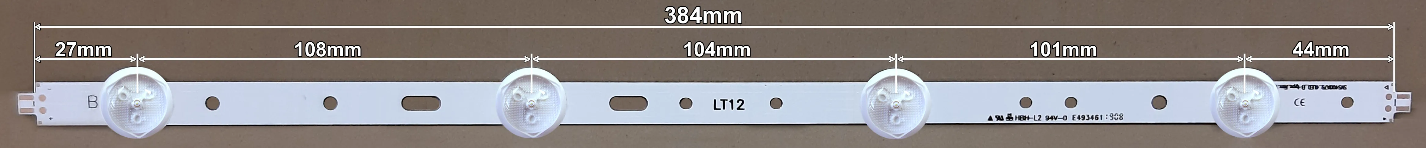 LED BAR-GRUNDIG40ABC - SVS400A79_4LED_B-type