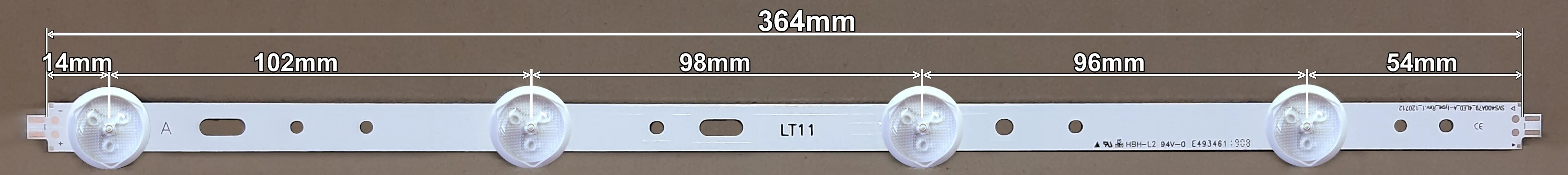 LED BAR-GRUNDIG40ABC - SVS400A79_4LED_C-type