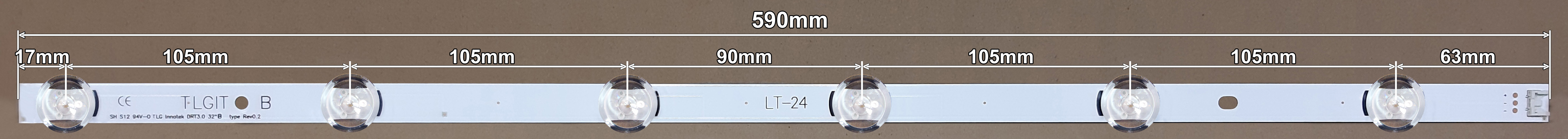LED BAR-LG32ABx3 - TLG DRT3.0 32