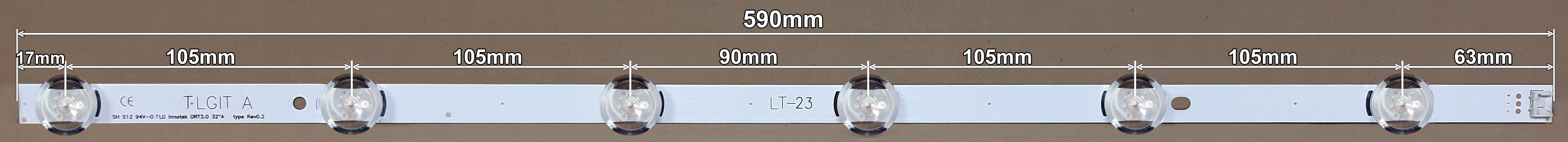 LED BAR-LG32ABx3 - TLG DRT3.0 32