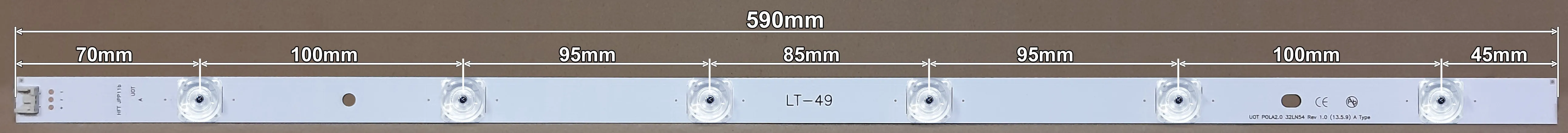 LED BAR-LG32AB - UOT POLA2.0 32LN54 REV1.0 A TYPE