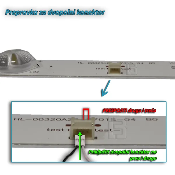 LED BAR-VIVAX32x3 - led traka prepravka