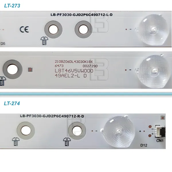LED BAR-PHILIPS49LR - 210BZ06DL43030K18X6