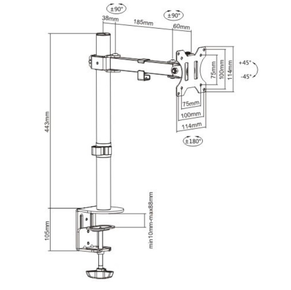 TV NOSAČ SN-M030 - 