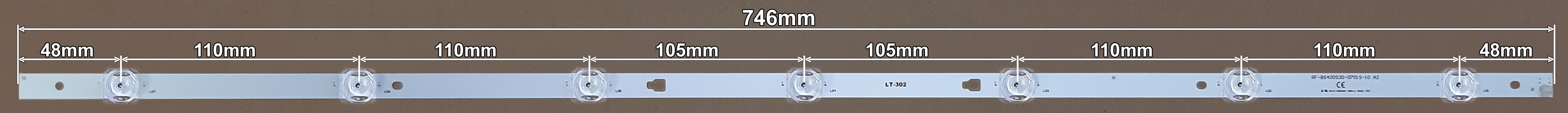 LED BAR-ALPHA40 - RFBS400S300701S10A2 U103251