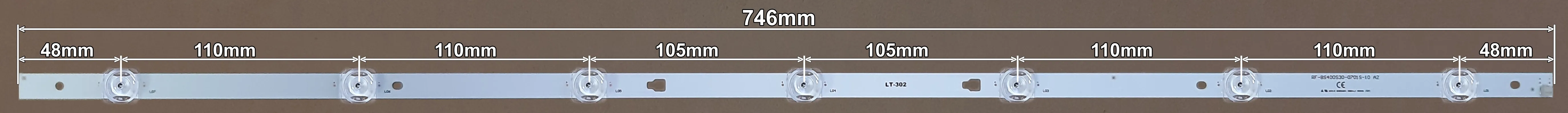 LED BAR-ALPHA40 - RFBS400S300701S10A2 U103251