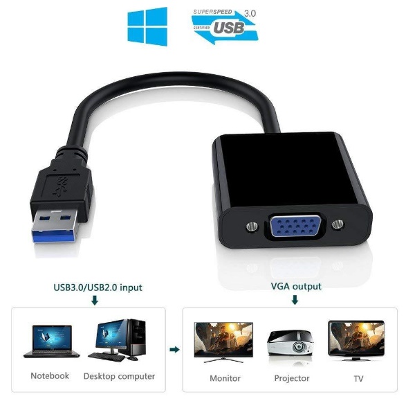 USB-VGA KONVERTOR - 