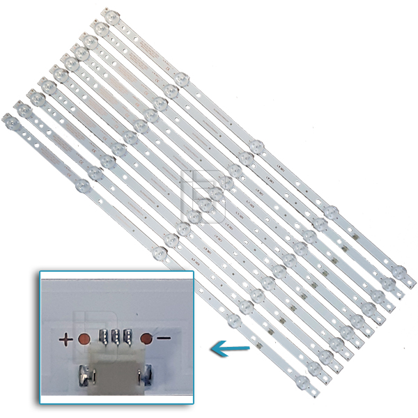LED BAR-ALPHA49 -  NPB14D460103BL041-001H