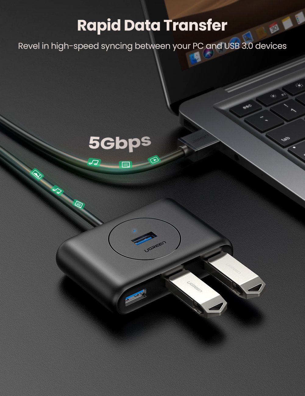 USB HUB CR113-4/1 - 