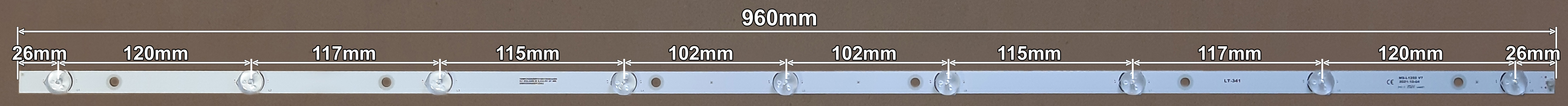 LED BAR-FOX50 - HL-00500A30-0901S-04