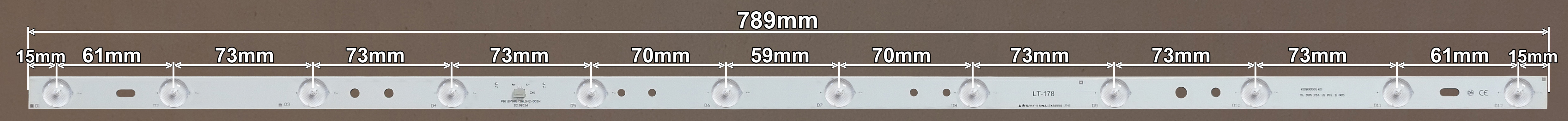 LED BAR-VIVAX40-1 - led traka za vivax tv