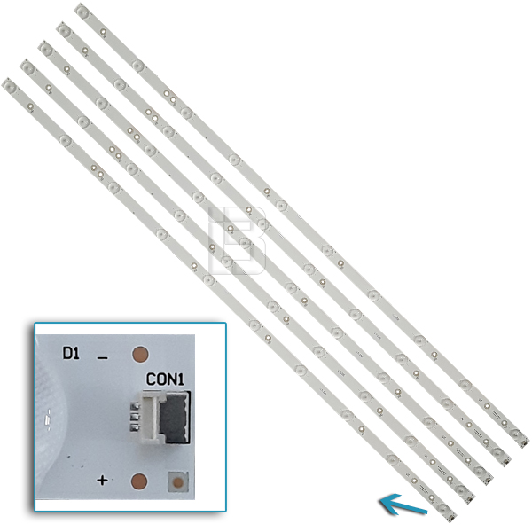 LED BAR-LG43 - LB43015 V0_03 HBH-L2 E493461 2030