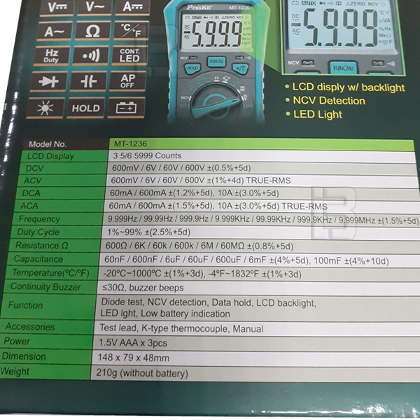 INSTRUMENT MT-1236 - 