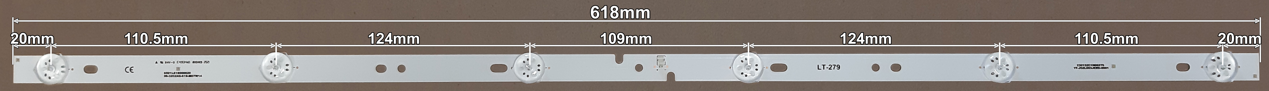 LED BAR-BLUEBERRY32 - pozadinsko za blueberry tv