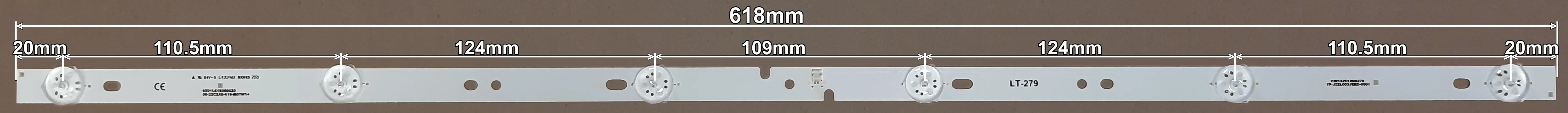 LED BAR-BLUEBERRY32 - pozadinsko za blueberry tv