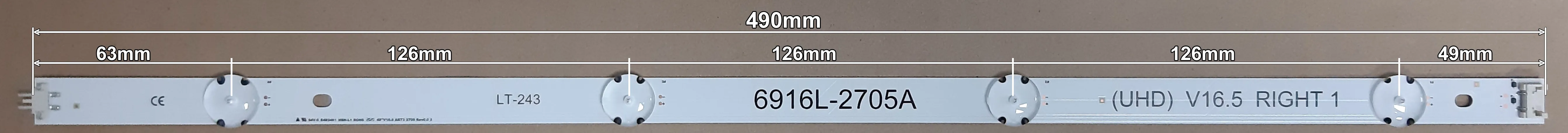 LED BAR-LG49UHDL - 49 V16 Art3 2551