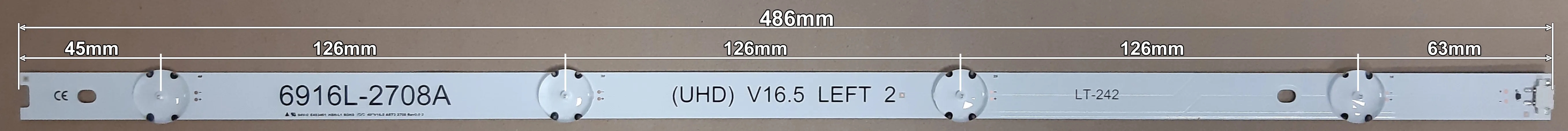 LED BAR-LG49UHDL - 6916L-2706A
