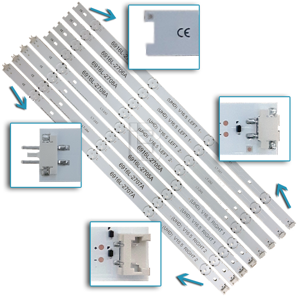 LED BAR-LG49UHDL - UHD V16.5 2705