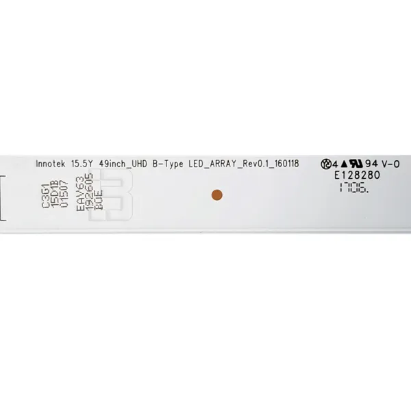 LED BAR-LG49UHDA - Innotek 15.5Y 49inch_UHD A-Type LED_ARRAY_Rev0.1