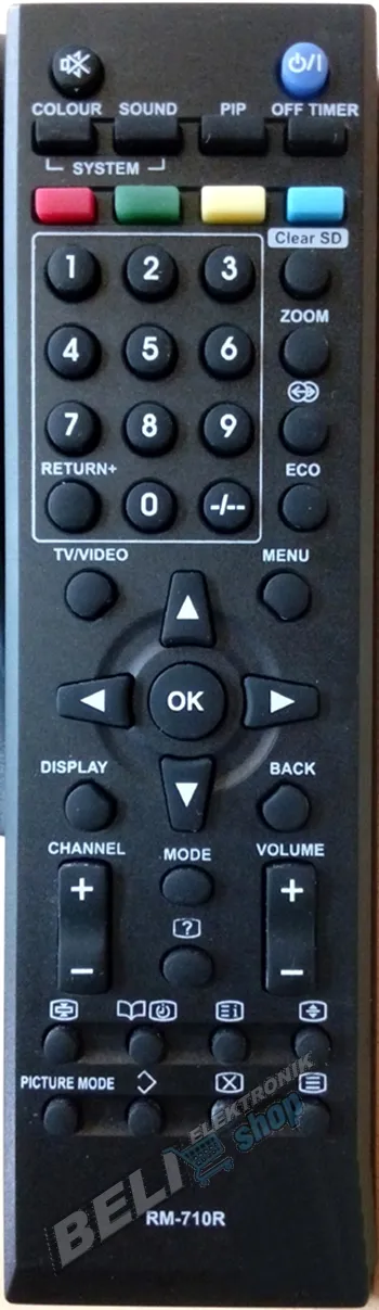 DALJINSKI JVC RM-710R - daljinski upravljač za jvc tv