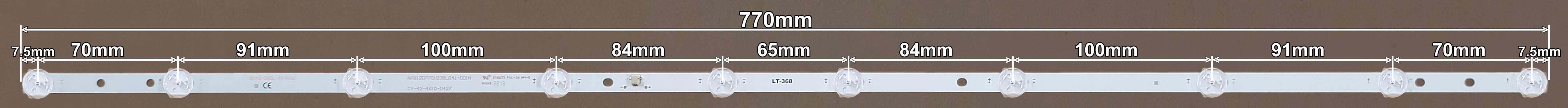LED BAR-FOX43-4 - CY-42-4X10-190703