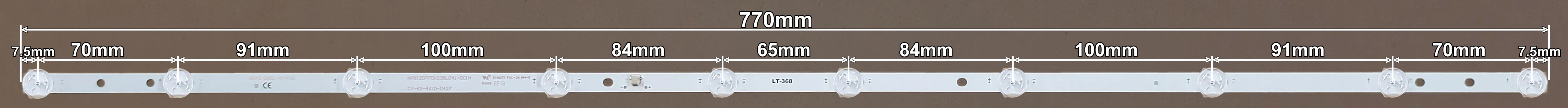 LED BAR-FOX43-4 - CY-42-4X10-190703