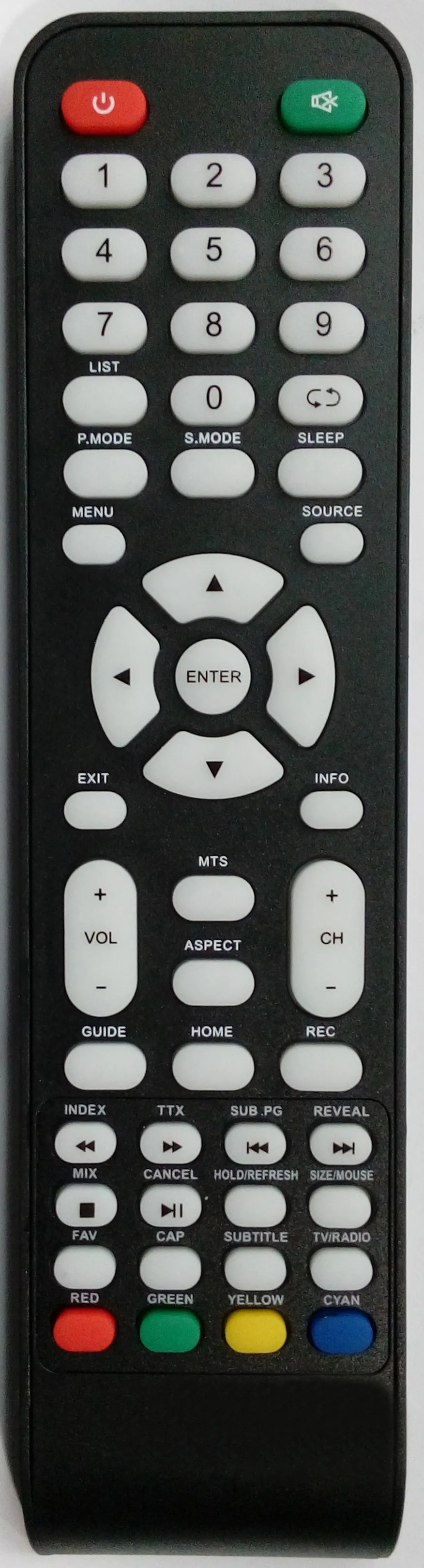 DALJINSKI VIVAX LED-3 - daljinski upravljač za vivax tv