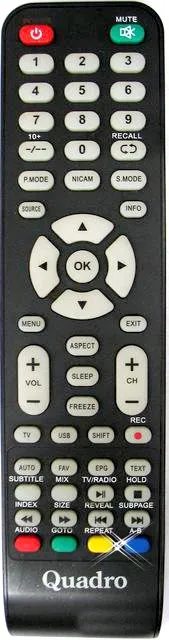 DALJINSKI QUADRO LCD - 