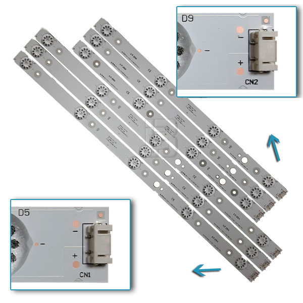 LED BAR-TESLA43LR - 7750-643000-L110