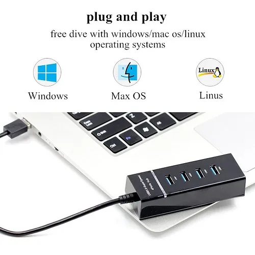 USB HUB-4in1 - 
