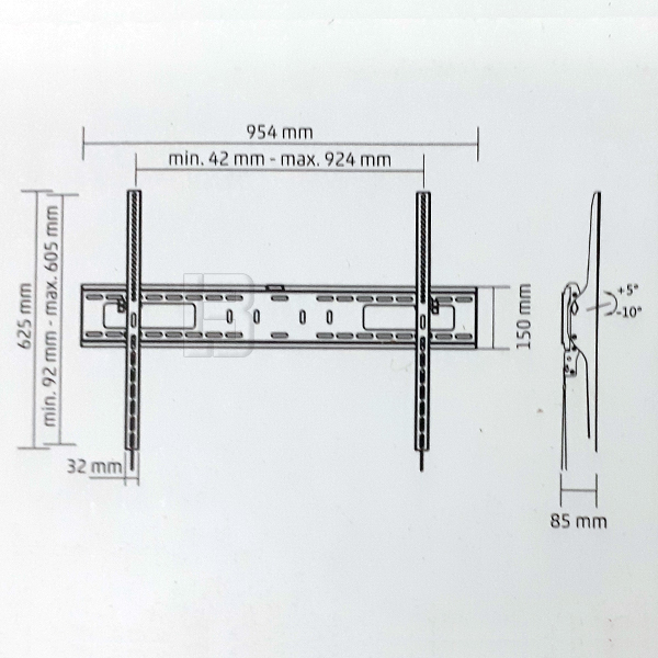 TV NOSAČ LCDH30 60-100 - 