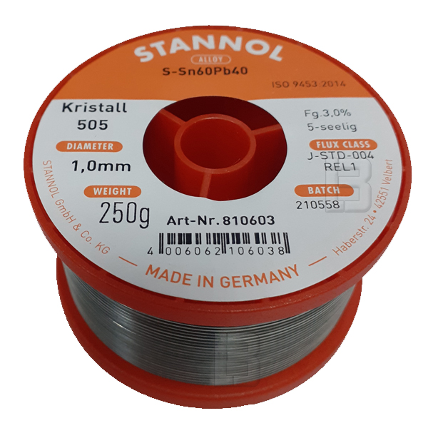 TINOL 1/250/1.0 Kristall 505 - 