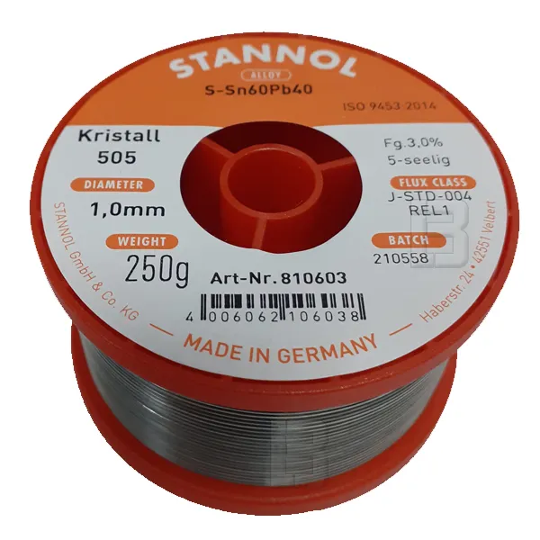 TINOL 1/250/1.0 Kristall 505 - 