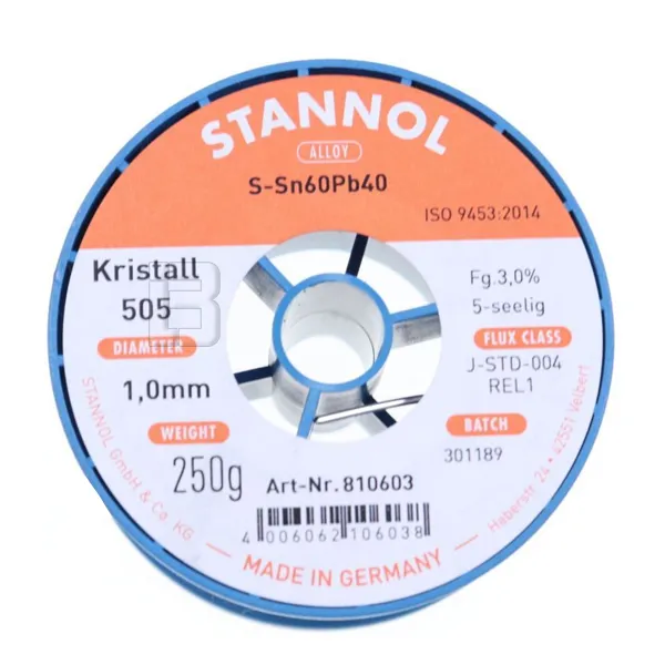 TINOL 1/250/1.0 Kristall 505 - 