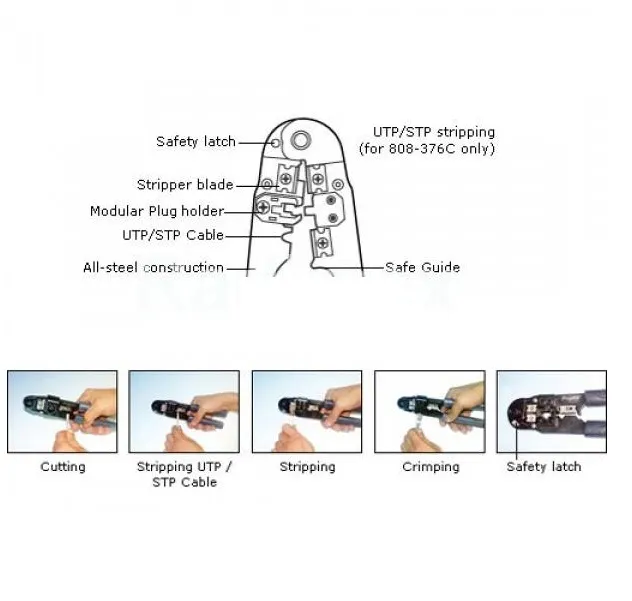 KLEŠTA 808-376C ZA KRIMPOVANJE - 