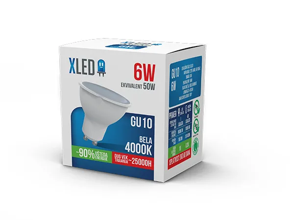 SIJALICA LED GU10-6W4000K - 