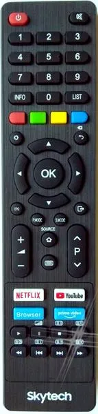 DALJINSKI SKYTECH NETFLIX1 - daljinski upravljač netflix za skytech tv