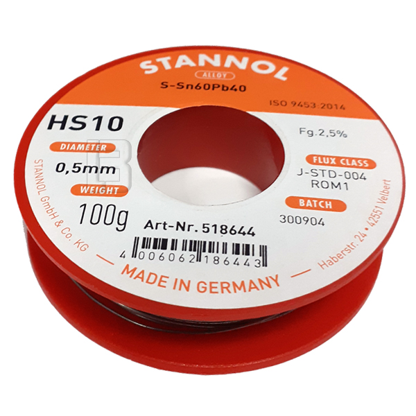 TINOL 0.5/100HS10 - tinol hs10