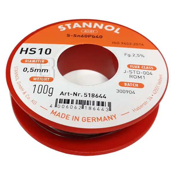 TINOL 0.5/100HS10 - tinol hs10