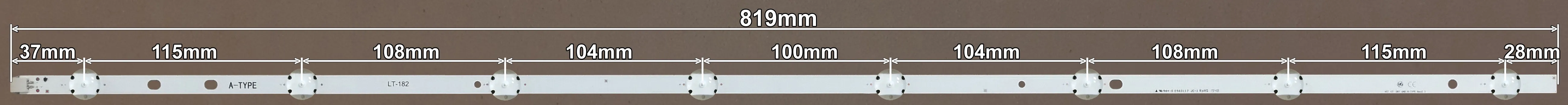 LED BAR-VOX43AB - 